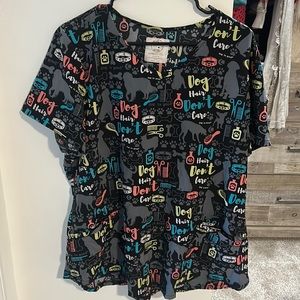 Scrub top size XL